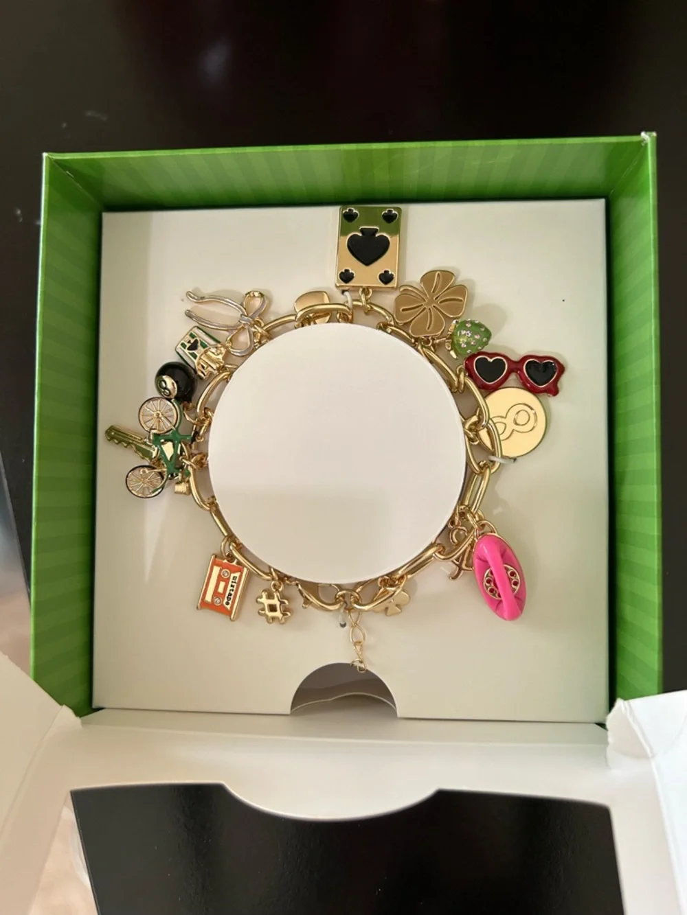 Kate Spade x Target NIB Mixed Novelty Chunky Charm Bracelet - Picture 3 of 17